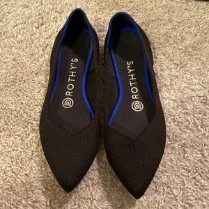 Rothy’s The Point Flats Black 7